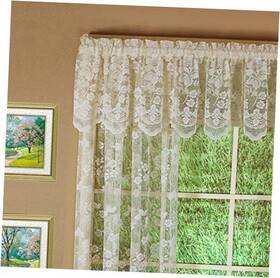 H.c. International 647506032748 Floral Vine Lace Panel 84 Inch 60w X 84l 60 W L Pack Of 1 Ivory
