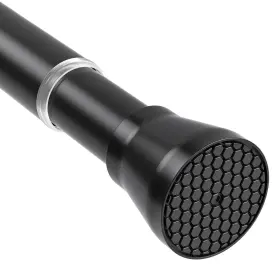 Haoyunte 860013049928 Tension Rods For Windows 28 To 48 Inch Black Curtain No Drilling
