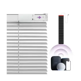 K230 Hapadif Motorized Blinds With Remote Control Blackout Smart Blind For Windows Horiz