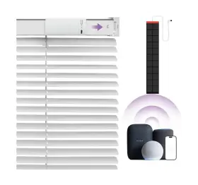M0001 Hapadif Motorized Blinds With Remote Control Blackout Smart For W Inch .. Fast Ship