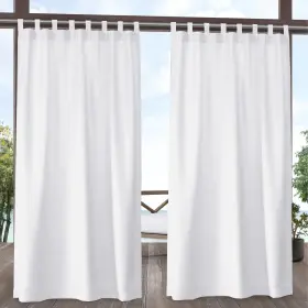 Havenside Home 064247036253 Sarmi Indoor/outdoor Tab Top Panel Pair By White