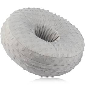 Heal N Hope As-earpillow-2-minkydot-gray Piercing Pillow With Washable Cover Ear For Side Sleepers Wi