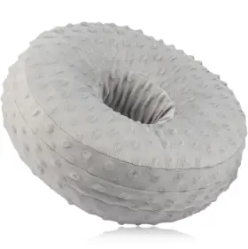 As-earpillow-2-minkydot-gray Heal N Hope Piercing Pillow With Washable Cover Ear For Side Sleepers Wi