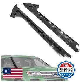 Hecasa B0ccyw59ky Windshield Side Molding A-pillar Trim Compatible 2011-2019 Ford Explorer