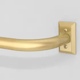 Gold-18-45 Hei Dear Gold Curtain Rods Heavy Duty Wrap Around Rod For 28-48ftft