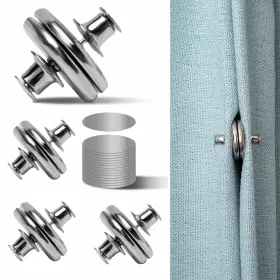 Hengi 782917487128 Curtain Weight Magnets 4 Pack Upgraded Closure With Back Tac