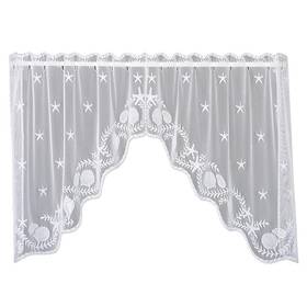 Heritage Lace 6400ws-36pr 72 X 36 Inch Tidepool Swag Pair White
