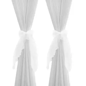 Hggzeg 714583771225 2 Pcs Bowknot Curtain Tiebacks Sweet Lace Holdbacks Buckles For Home