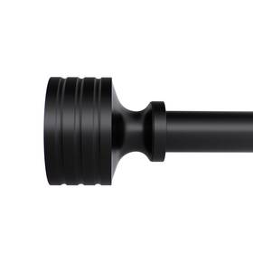 Hiqtek Hbcp013 Curtain Rods For Windows 32 To 45 Inch 1 Matte Black Heavy Duty Curta