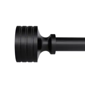 Hbcp013 Hiqtek Curtain Rods For Windows 32 To 45 Inch 1 Matte Black Heavy Duty Curta