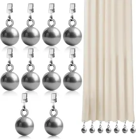 Hoemwarm 705353530081 10 Pack Outdoor Curtain Weights Stainless Steel Heavy Duty Tabl