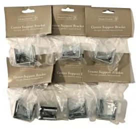 2164667 Hometrends 1.5 Inch Plantation Faux Wood Blinds Center Support Bracket Lot Of 7