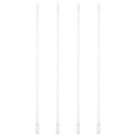 Homoyoyo 17h41327g9 4-pack Mini Blind Wand Clear Sticks To Open Blinds 1 Inch W X 17 H 4pcs