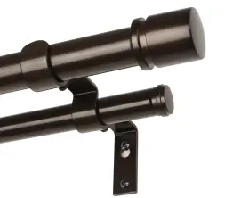 030240196 Hotozon Double Curtain Rod 66 To 120 Inch 1 66-120 Antique Bronze
