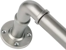 Ht-030120055-usf2 Hotozon Industrial Curtain Rod Silver 32 To 58 Inch 32-58 Antique