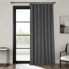 Boch-ln1854-120-dw Hpd Half Price Drapes - Faux Linen Curtains For Living Room 1 Panel 100w