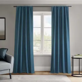 Vbln-1853-108 Hpd Half Price Drapes Vienna Basic Linen 100% Blackout Curtains For... Fast Ship