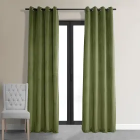 Vpch-180102-84-grbo Hpd Half Price Drapes Signature Grommet Blackout Velvet Curtains 84 Inches Lo
