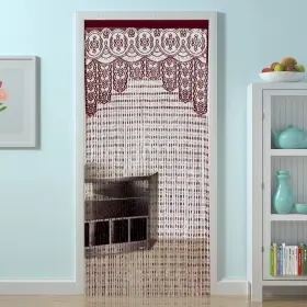 Ls-rh100 Hsylym String Door Privacy Lace Curtain Macrame Boho Doorway Window Curtains For Wal