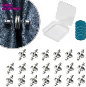 0005h Huiraas Curtain Magnets Closure Silver Magnetic Curtains Button Clip 20 Piars Free Shipp