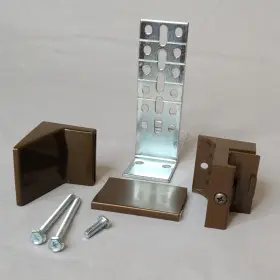 1009341 Hunter Douglas Luminette Extension Mounting Bracket Kit Bronze New