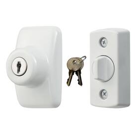 Ideal Security B0b7p7yf9t Model Glk Deadbolt For Storm And Screen Doors Key Lock White