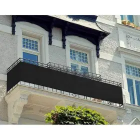 Ih Casa Decor 694647009337 Privacy Balcony Cover Black