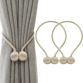 Ihc Link 313048759787 Window Curtain Tiebacks Clips Vs Strong Magnetic Tie Band Home Office Decorative