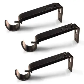 Ihrdnnr 749889767245 Curtain Rod Holders Heavy Duty Adjustable Brackets For 7/8 Or 1 I