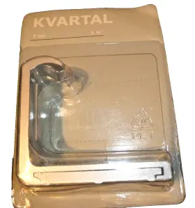16044 Ikea Kvartal Wall Mounting Ceiling Bracket 2-3/4 Inch Tall X 3-3/8 Long....new