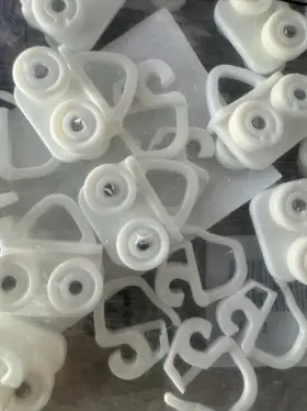 204.830.02 Ikea Vidga Glider Curtain Sliding Gliders And Hooks 24 X Pack White