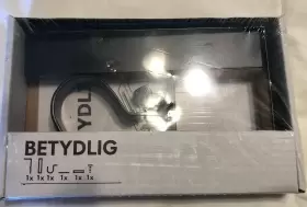 602.172.28 Ikea Betydlig Wall Ceiling Bracket Adjustable Rod Holders Black Model 18481