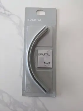 700.793.68 Ikea 700.796.68 Kvartal Single Corner Rail Track Panel System Curtain Divider