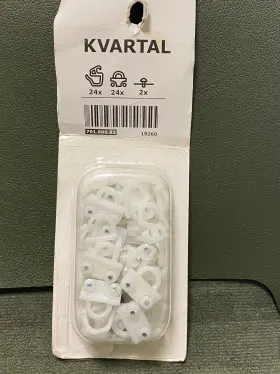 900.793.67 Ikea Kvartal Hooks And Gliders 24x