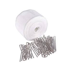 Increway Inc-hw16-073-us8 Curtain Accessory 10 Meters/10.9 Yards White Heading Deep Pinch Tape