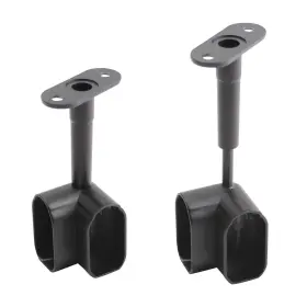 Inc-yf0061-us8 Increway Corner Closet Rod Support Bracket 2pcs 90 Heavy Duty Wardrobe Accessories