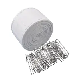 Inc-yf40-939-us8 Increway Curtain Accessory 10 Meters/10.9 Yards White Tape Heading De