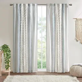 Ii40-1294 Ink Ivy Boho Curtains For Bedroom Single Panel Window Living Roo