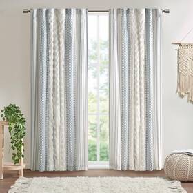 Ink Ivy Ii40-1295 Boho Curtain For Bedroom Single Panel Window Living Room