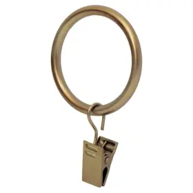 Ivilon 711221535317 Drapery Curtain Clip Rings - Clips Ring For Panels 1.7 Inch Set Of 14 Warm Gold