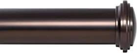 Sp1563 Ivilon Window Curtain Rod Decorative End Cap 120 Inch To 240 Orb
