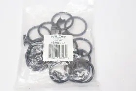 Sr911-14 Ivilon Drapery Curtain Clip Rings Black