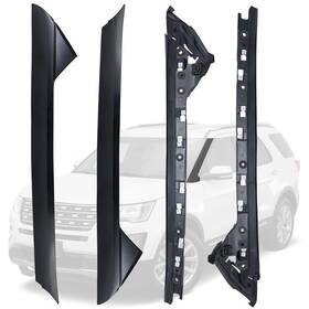 Ivonney B0cjrdbx8n Windshield Trim Molding A-pillar Fit For Ford Explorer 2011-2019 Window