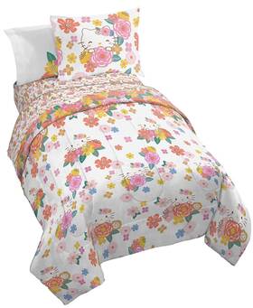 Jay Franco 032281433260 Hello Kitty Twin Size Comforter Set - 7 Piece Bedding Includes She