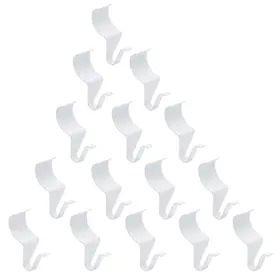 Jersvimc0730-0092 Jersvimc 24 Pack No-hole Needed Vinyl Siding Hooks White Hangers - Stainless St