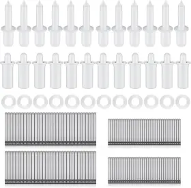 Jetec-85797 Jetec 170 Pieces Repair Plantation Shutters Tool Set Regular Size White
