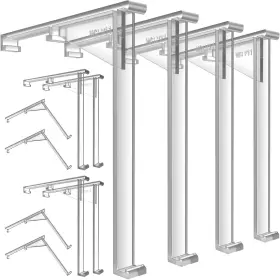 Wbgr7 Jetec 12 Pieces Valance Clips Vertical Blind Clear Clip Bracket