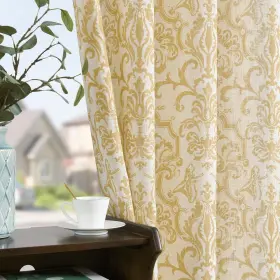 Dmszgm-blt-5296c04 Jinchan Curtains For Bedroom Light Filtering 96 Inch Length 2 Panels Set Fa