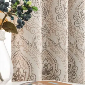 Gmvnsblkp2-5054c01 Jinchan Linen Textured Curtains For Living Room Darkening 54 Inch Length Med
