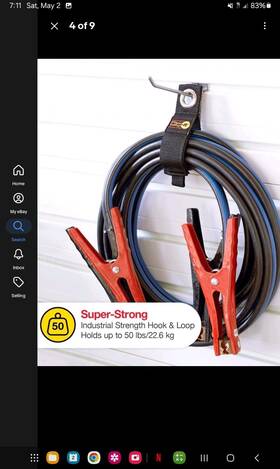 Jjaamm Llc 103-20bx Heavy-duty Storage Straps 10-inches 3-pk. 50 Lbs Weather Proof